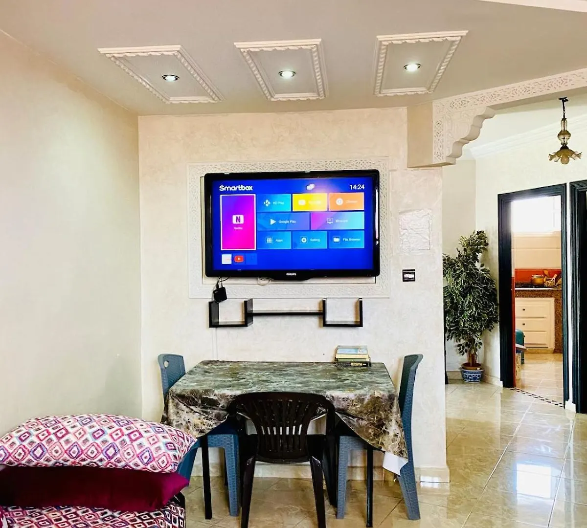 아파트 Charment Appartement Au Centre Ville, Internet Fibre, Canal Plus, Chaines Internationales 아가디르 모로코